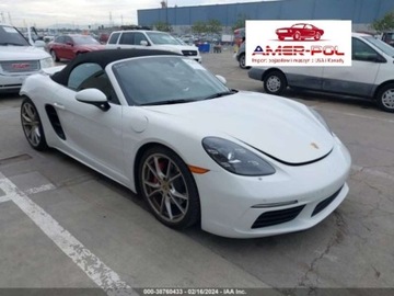 Porsche Boxster 718 Cabrio 2.5 350KM 2022 Porsche 718 Boxster S Roadster, 2022r., 2.5L