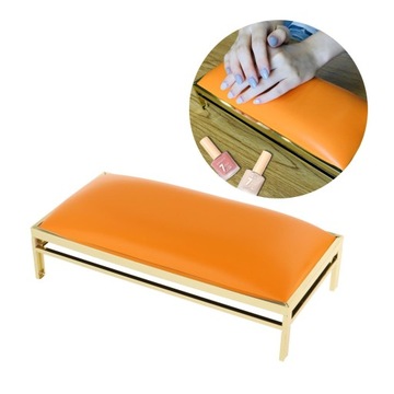 Подушка для маникюра, подушка для ногтей, стол для нейл-арта, стол, рука, запястье, оранжевый