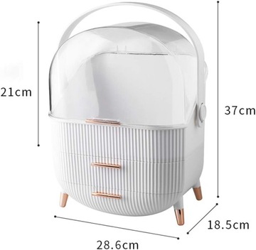 КОРОБКА-ОРГАНИЗАТОР КОСМЕТИЧЕСКИЙ ШКАФ С ЯЩИКАМИ НА НОЖКАХ F9 МЯТА