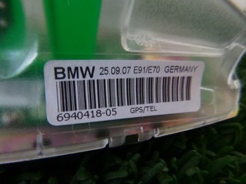 BMW E90 E91 ANTÉNA GPS PLOUTEV 6940418 BARVA 475/9