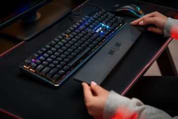 Клавиатура MAD DOG GK600 Outemu Red, черная