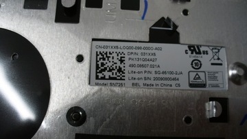 НОВАЯ клавиатура Dell Vostro 15 с упором для рук (5568)