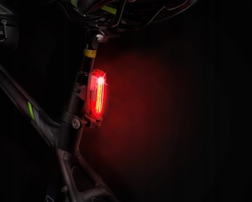 Мощный велосипедный фонарь FRONT REAR для руля o-LIGHT USB SET