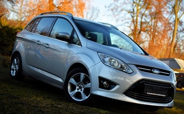 Ford C-MAX II Minivan 1.0 EcoBoost 125KM 2015 Ford Grand C-Max TITANIUM 79tys km Bezwypadkowy 1 Właściciel Nowy Rozrząd