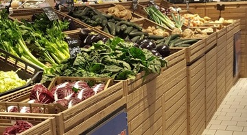 Пластиковый складной ящик под дерево 60x40x22 см, высота.