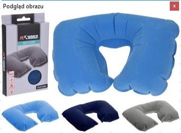 PODUSZKA PODRÓŻNA ZAGŁÓWEK ROGAL WELUR PO SZYJĘ
