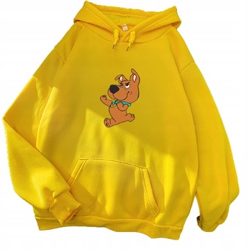 Bluza Damska z Kapturem Scooby Doo długi rękaw