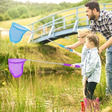 Сачок для бабочек РЫБЫ И НАСЕКОМЫЕ, складной, ТЕЛЕСКОПИЧЕСКИЙ