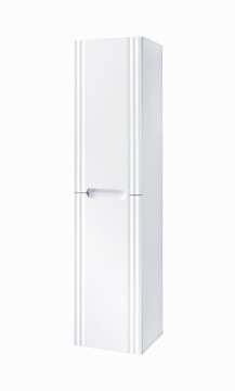 Szafka łazienkowa wisząca słupek łazienkowy wysoki 165,5 cm kolor biały