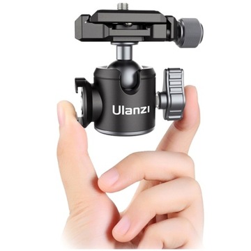 Шаровая головка Mini 3D, грузоподъемность 10 кг, с резьбой 1/4 дюйма.