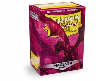 Koszulki na karty Dragon Shield Magenta Matte