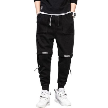 Mens Cargo Pants Harajuku Fashion Joggers Casual S