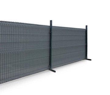 ТЕНЕВАЯ СЕТКА 95% ПОКРЫТИЕ ЗАБОРА 1,50мx15м ГРАФИТ