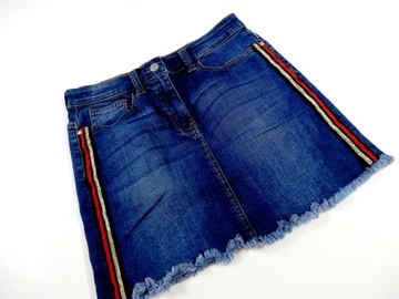 SPÓDNICA JEANSOWA LAMPASY 164