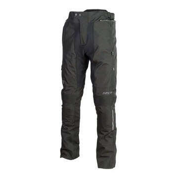 Spodnie motocyklowe tekstylne SECA SECTOR II BLACK czarny GRATISY