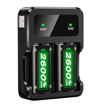ŁADOWARKA / AKUMULATOR 2 X 2600 MAH DO KONTROLERA XBOX ONE/XBOX SERIES X|S