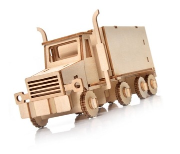 Деревянный 3D-пазл модель TRUCK D004