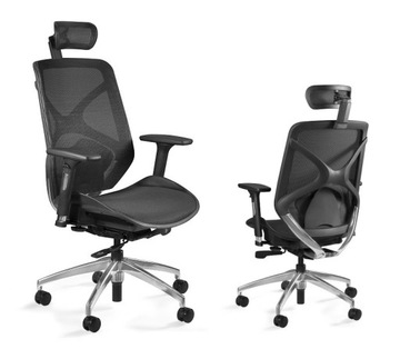 Ergonomiczny fotel biurowy Hero wsparcie lędźwi