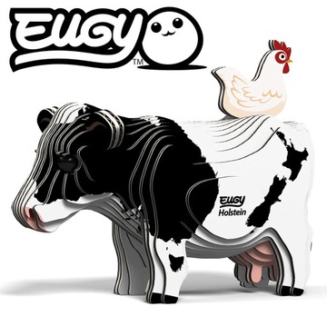 Wieś Krowa Eugy Eko Układanka Przestrzenna Edu 6+