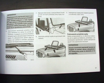 JEEP Wrangler (2005) - Руководство пользователя на польском языке