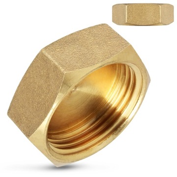 Латунная заглушка 1 GW ЗАГЛУШКА Винтовая крышка Заглушка водопроводной трубы Латунь GE