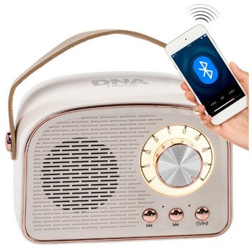 BEZPRZEWODOWY GŁOŚNIK BLUETOOTH PRZENOŚNY RADIO FM USB MP3 KUCHENNE RETRO