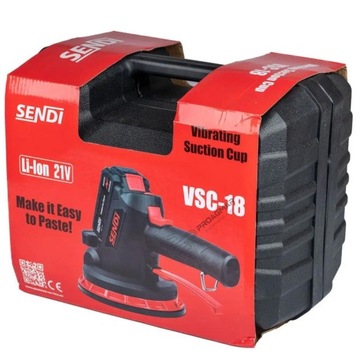 Вибратор-уплотнитель VIBRATING SUCTION CUP ДЛЯ керамогранита SENDI VSC-18 ПЛИТКИ