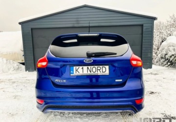 Ford Focus III Sedan Facelifting 1.0 EcoBoost 125KM 2017 Ford Focus Bezwypadkowy, FV23, ST-Line, KredytowanieLeasing, gwarancja 12m, zdjęcie 7