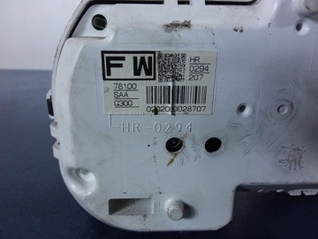 HONDA JAZZ I FACELIFT PŘÍSTROJOVÁ DESKA BUDÍKY 78100-SAA-G300