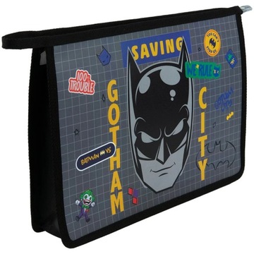 TECZKA SZKOLNA Z RĄCZKĄ GRUBA XL A4 DC BATMAN KITE