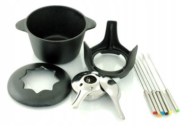 Наборы для фондю, чугунная кастрюля на 6 персон, 1,5л.