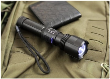 МЕГА МОЩНЫЙ ТАКТИЧЕСКИЙ СВЕТОДИОДНЫЙ ФОНАРЬ С USB АККУМУЛЯТОРОМ