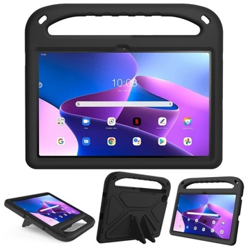 ETUI DLA DZIECI LENOVO TAB M10 PLUS 10.6 GEN 3 Z PODSTAWKĄ MOCNE PANCERNE