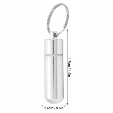 БРЕЛОК-КОНТЕЙНЕР ДЛЯ ХРАНЕНИЯ ТАБЛЕТКОВ, ЛЕКАРСТВ