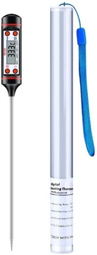 КУХОННЫЙ ТЕРМОМЕТР ЦИФРОВОЙ ЖК-ЗОНД ДЛЯ МЯСА, ВИНА, ЖИДКИХ ПИЩЕВ