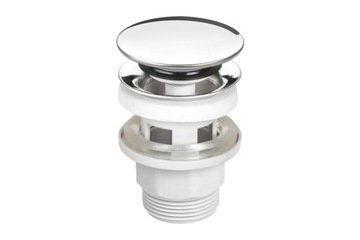 KOREK DO UMYWALKI KLIK-KLAK CHROM DO UMYWALKI Z PRZELEWEM