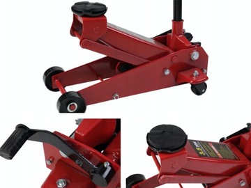 Домкрат 3,5 т. Автомобильная лягушка + резина + сильная педаль