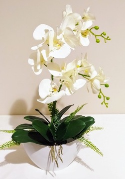 Kompozycja na Dzień KOBIET PREZENT DZIEŃ MATKI DEKORACJA STORCZYK ORCHIDEA