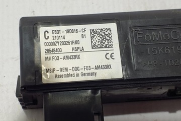 MODUL CENTRÁLNÍHO ZÁMKU FORD RANGER (TKE) EB3T18D816CF 2.0L DIESEL 2021
