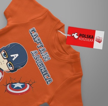 KOSZULKA T-SHIRT CAPTAIN AMERICA MARVEL XL JAKOŚĆ