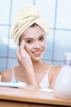 Ręcznik do Włosów Turban 65x25 Ręcznik Mikrofibra Aki Kremowy