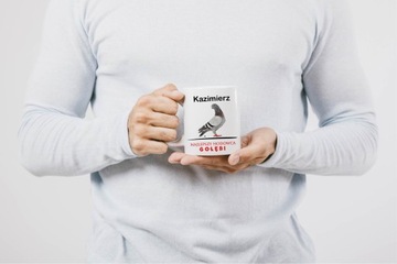 Кружка с голубеводом голубь PIGEON + любое имя