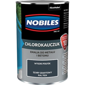 NOBILES CHLOROKAUCZUK SZARY GRAFITOWY 0,9L RAL7024