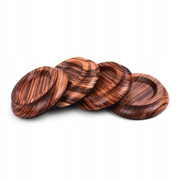 Подставка под чашки для пианино из массива дерева