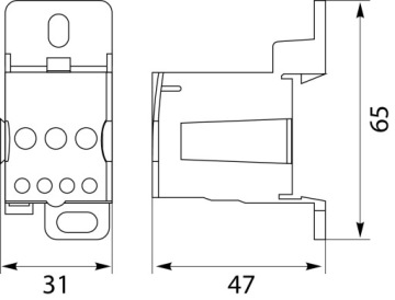 Коммутационный блок UKK-80 соединительный мост