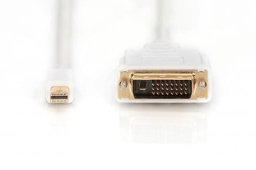 Кабель-адаптер miniDisplayPort 1.1a Тип miniDP/DVI-D(24+1), M/M белый, 2 м