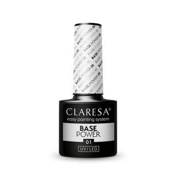 Claresa Baza hybrydowa samopoziomująca do paznokci Baza Power 01 5 g