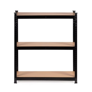 ПОЛКА МЕТАЛЛИЧЕСКАЯ LOFT, ЧЕРНАЯ ЛАКИРОВАННАЯ 180x90x40 5 полок x 175 кг