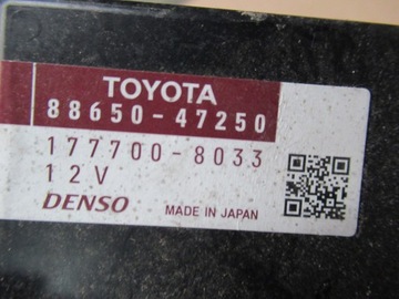 MODUL ŘÍZENÍ KLIMATIZACE TOYOTA PRIUS PLUS 88650-47250