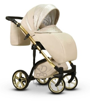 Стильная детская коляска Molokai Duo Wiejar 3в1 GOLD FRAME ХИТ!